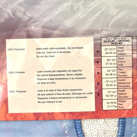 Disney Girls Frozen II Deluxe Elsa Costume NWT - Picture 5 of 5